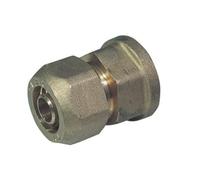 Raccordo diritto F per tubo Cobra-Pex 3/4 x18mm