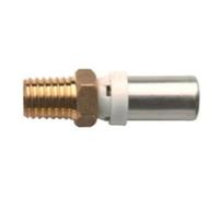 Raccordo diritto M 3/4x20mm per tubo multistrato a pressare