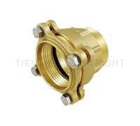 Raccordo diritto maschio ISO 228 per tubo PE Ø75 x 2 1/2 pollici ottone TIEMME