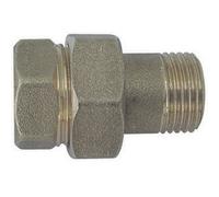 RACCORDO DIRITTO MF 3 PEZZI OTTONE GIALLO 1"1/4