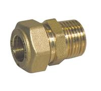 Raccordo diritto o-ring M conico per gas 3/8 x12mm