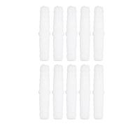 Raccordo Diritto Passante in Plastica 6-6 mm, 10 Pezzi | Connessione Rapida Per Tubi Flessibili, Corpo In Polietilene Leggero, Giunto Lineare Per Pompe Silicone Industria Alimentare,
