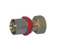 RACCORDO DIRITTO PRESS CON GIRELLO E GUARN PIANA PER MULTISTRATO 3/4 x 26