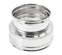 Raccordo doppia parete-mono mono 80f x 80m/130f