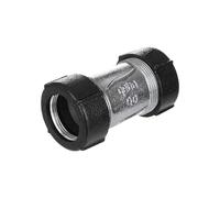 RACCORDO DOPPIO A COMPRESSIONE IN GHISA Ø40-42,9 mm