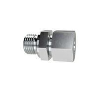 Raccordo dritto a vite, M27 x 2 a., tubo esterno Ø 20 mm, PN max. 400 bar, SW1 36, SW2 32, acciaio zincato.
