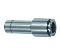 Raccordo dritto con nipplo 10 mm, riduttore, per tubo esterno Ø 8 mm, pressione di lavoro max. 20 bar, acciaio inox 1.4404