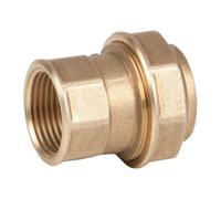 Raccordo dritto femmina ottone per tubo in polietilene (20 x 1/2)