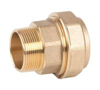 Raccordo dritto maschio in ottone per tubo in polietilene (25 x 3/4)