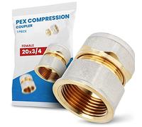 Raccordo dritto per tubi PEX-AL-PEX raccordi a morsetto per sistema sanitario sanitario pari a 20 x 20 (20 x 3/4'' FF)