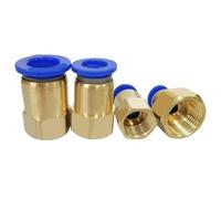 Raccordo dritto pneumatico 10 pz/lotto BSPT PCF6-01 PCF6-02 PCF8-02(PCF8-03)