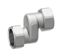 Raccordo Eccentrico Cromato Con Calotte Mobili-3/4"