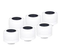 Alphacool Eiszapfen PRO 16mm Hard Tube Compression White Fitting - Six Pack