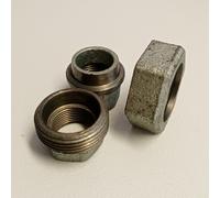 Raccordo FF 2" bocchettone conico a 3 pezzi di ghisa zincata malleabile