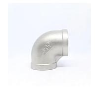 Raccordo filettato a gomito da 1/4", 3/8", 1/2", 3/4", 1", 1-1/4", 5,1 cm, 2,5 cm, 3 vie, 4 vie, in acciaio inox, raccordo per giunti BSP (nero, 2,5 cm)
