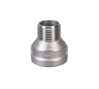 Raccordo filettato a gomito da 1/4", 3/8", 1/2", 3/4", 1", 1-1/4", 5,1 cm, 5,1 cm, 3 vie, 4 vie, in acciaio inox, giunto BSP 304 BSP Panoramica adattatore (Follow me più economico, 2,5 cm)
