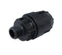Raccordo filettato diritto Nupi Maschio D 40 mm 1 1/4 in PE 10KRFM40114