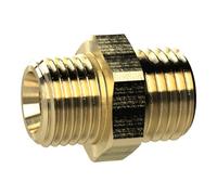 Raccordo filettato doppio, M24 x 1,5 a., SW 28, ottone, pressione di lavoro max. 25 bar Max. 150 °C