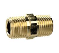 Raccordo filettato doppio, R 1/4 a., R 1/2 a., SW 22, ottone, pressione di lavoro max. 25 bar Max. 150 °C