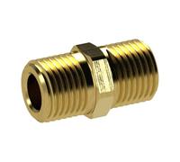Raccordo filettato doppio, R 2 a., R 2 a., SW 62, ottone, pressione di lavoro max. 25 bar Max. 150 °C