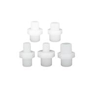 Raccordo filettato maschio da 1/4" 3/8" 1/2" in plastica nylon con anello in gomma dritto per acquario RO acqua (1/2-1/2)