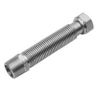 Raccordo Flessibile In Acciaio Inox Ondulato 3/4" FF-MF (300-600 mm) - Tubo Flessibile Solare Di Alta Qualità - Resistenza Termica, Lunga Durata, Tenuta Perfetta Con Filettatura Standard