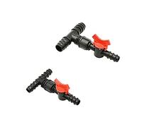 Raccordo for acqua nebulizzata da 12 mm, 16 mm, 20 mm, tubo in PE, Tee con valvola, riduzione da 1/2 a 3/4", rubinetto da giardino, erogatore for tubo flessibile, adattatore for irrigazione a goccia,