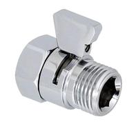 Raccordo for bagno in ottone G1/2" con maniglia for adattatore for pistola doccia, valvola regolatore di flusso