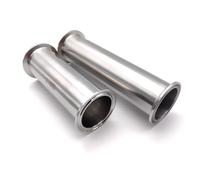 Raccordo for tubi in acciaio inossidabile 304 Diametro esterno del tubo 19-102 mm Anello fatto in casa Tre clip 50,5-119 mm Lunghezza 100-500 mm SS304(OD32 X Ferrule50.5,Length 100mm)