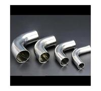 Raccordo for tubo a gomito da 90 gradi con saldatura di testa in acciaio inossidabile SUS 304 da 63 mm e 2,5" di diametro esterno, allungato da 20 mm, for birra fatta in casa