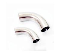 Raccordo for tubo a gomito da 90 gradi con saldatura di testa in acciaio inossidabile SUS 316L da 76 mm, 3" di diametro esterno, allungato a 20 mm, for birra fatta in casa