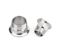 Raccordo for tubo con morsetto a tre vie in acciaio inossidabile 304 esagonale da 1/4" 3/8" 1/2" 3/4" 1" 1-1/2" 2" BSPT maschio x 0,5" 1,5" 2"(DN40 1-1l2 BSPT K64)