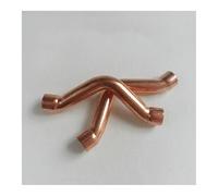 Raccordo for tubo curvo in rame con estremità saldata, diametro interno 15 mm x spessore 1 mm, raccordo idraulico for acqua, gas e olio