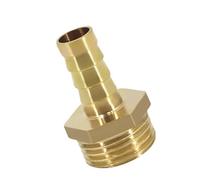 Raccordo for tubo flessibile in ottone con filettatura maschio metrica M20x2,5, diametro esterno 12 mm