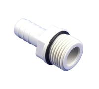 Raccordo for tubo flessibile in plastica da 6/8/10/12 mm, attacco a spina, filettatura maschio BSP da 1/4" a 1/8" in POM, raccordo for tubo adattatore(1-8 8mm)