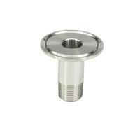 Raccordo for tubo in acciaio inossidabile 304 con morsetto Tri-Clamp da 1/2" BSPT maschio x 1,5" for birra fatta in casa