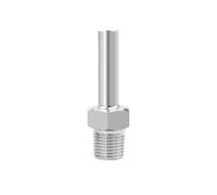 Raccordo for tubo in acciaio inossidabile 316L con saldatura automatica da 1/8" 1/4" 3/8" 1/2" 3/4" 1" BSPT NPT maschio a 4 6 8 10 mm 1/8-1 pollice OD tubo(NPT,OD 9.53MM_1/4")
