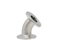 Raccordo for tubo in acciaio inox SUS304 da 1,5" 2" Tri Clamp TC25.4, gomito a 45 gradi OD 19 25 32 38 51 mm Homebrew(51mm x ferrule 64,SUS316L)