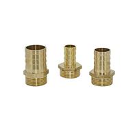 Raccordo for tubo in ottone for collegamento acqua nebulizzata 16 mm 19 mm 25 mm 32 mm tubo flessibile a giunto filettato maschio G1" 3/4 1" giunto in rame for tubo flessibile da giardino 1 pezzo