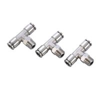 Raccordo for tubo pneumatico Connettore for tubo aria PC M5 1/8 1/4 3/8 1/2 1 pz(12-02)