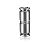 Raccordo for tubo pneumatico in acciaio inossidabile 304 da 14/16 mm, raccordo for tubo ad alta pressione e temperatura a sgancio rapido in metallo di qualità, 1 pezzo(PU,14MM)