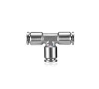 Raccordo for tubo pneumatico in acciaio inossidabile 304 da 14/16 mm, raccordo for tubo ad alta pressione e temperatura a sgancio rapido in metallo di qualità, 1 pezzo(PE,14MM)