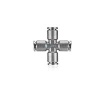 Raccordo for tubo pneumatico in acciaio inossidabile 304 da 14/16 mm, raccordo for tubo ad alta pressione e temperatura a sgancio rapido in metallo di qualità, 1 pezzo(PZA,4MM)