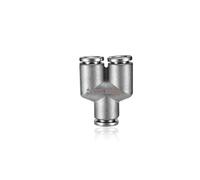 Raccordo for tubo pneumatico in acciaio inossidabile 304 da 14/16 mm, raccordo for tubo ad alta pressione e temperatura a sgancio rapido in metallo di qualità, 1 pezzo(PY,8MM)
