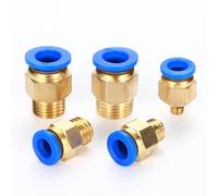 Raccordo for tubo pneumatico PC 8mm 10mm 12mm Filettatura M6*1 M8*1 M8*1,25 M10*1 M10*1,5 M12 M14 M16 M20 Raccordo for tubo flessibile 1 pz(M16x1.5,PC10)