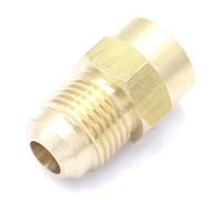 Raccordo for tubo SAE maschio 5/8"-18 UNF con diametro esterno 3/8" x 1/4" NPT femmina in ottone SAE a 45 gradi, 1000 PSI