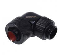 Raccordo girevole Alphacool 90° G1/4 13/10mm Deep Black