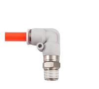 Raccordo girevole for tubo flessibile dell'aria ad alta velocità, raccordi rapidi, connettore di collegamento pneumatico da 4 mm, 6 mm, 8 mm, 10 mm, 6 1/4, 1 pezzo(NRL8-02,1pcs)