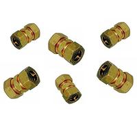 RACCORDO GIUNTO BICONO DRITTO 12 X 12 INTERMEDIO DOPPIO O-RING PER RAME GAS, IDRAULICA