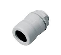 Raccordo giunto per collegamento tubo rigido alla scatola cassetta di derivazione, diametro 32 mm, lunghezza 52mm, IP67 impermeabile per esterno, PVC, impianto elettrico fuori muro, grigio RAL7035